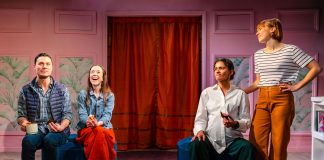 ‘The Boys Are Kissing’ by Zak Zarafshan – review Philip Correia, Amy McAllister, Seyan Sarvan, Eleanor Wyld - The Boys Are Kissing (c) Danny Kaan