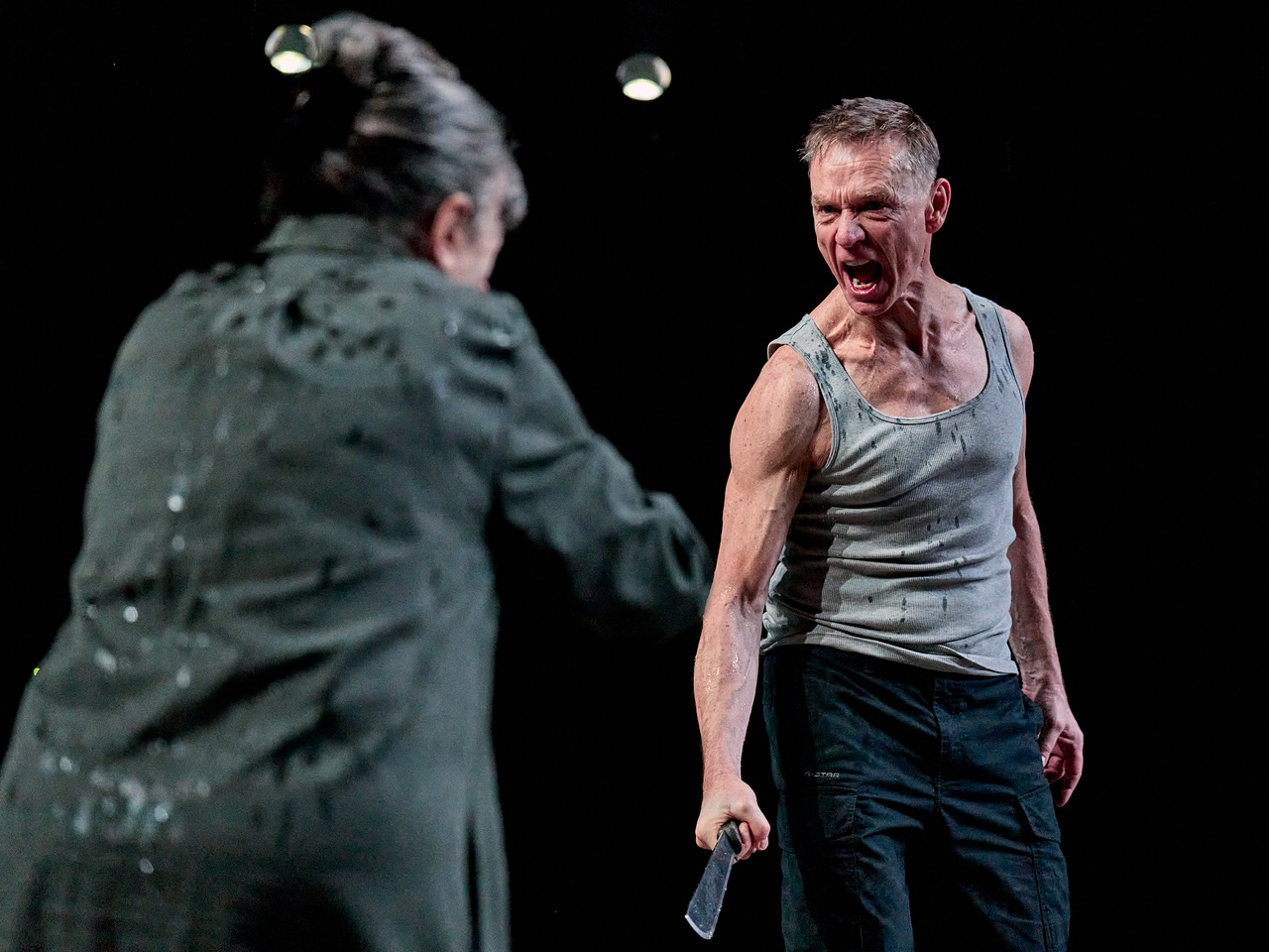 Ben Daniels and Marion Bailey in Medea @sohoplace. Photo credit Manuel Harlan