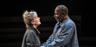 Further Than the Furthest Thing by Zinnie Harris – review Jenna Russel and Cyril Nri in Further than the Furthest Thing at Young Vic (c) Marc Brenner
