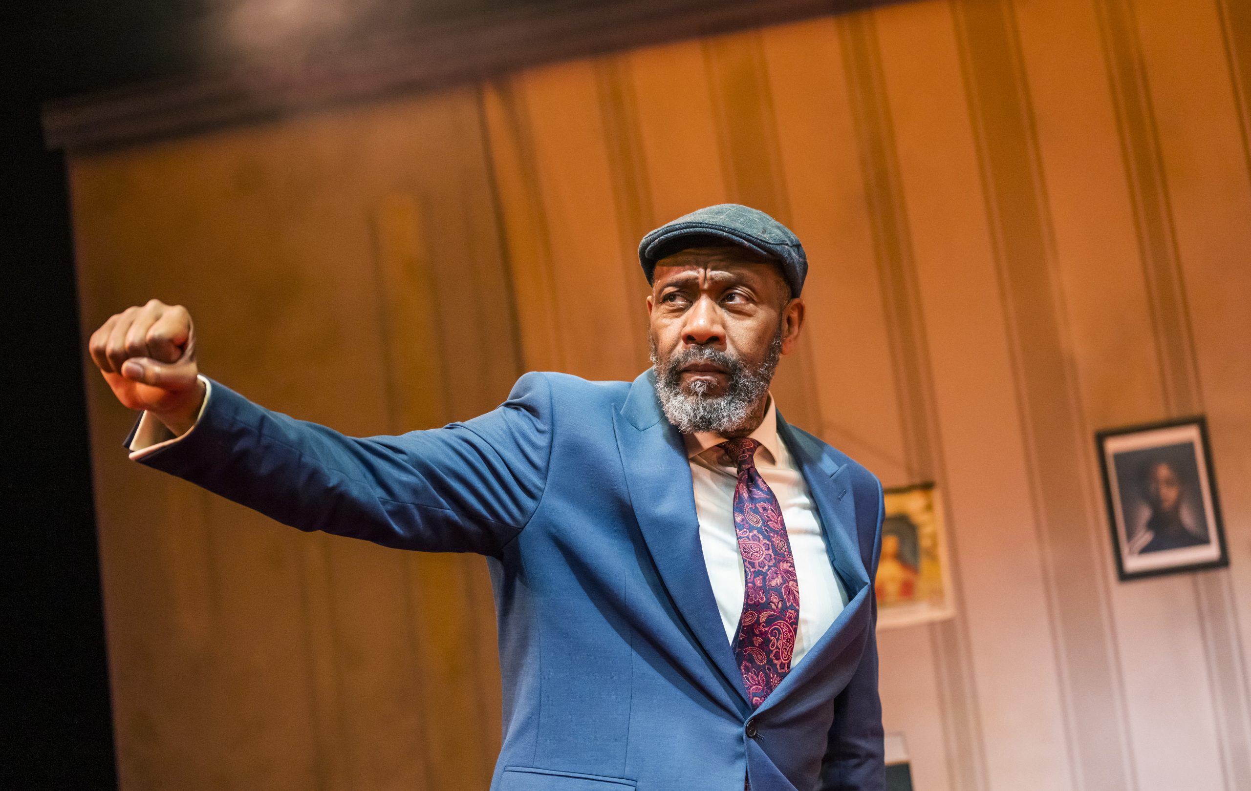 Lenny Henry in 'August in England' at Bush Theatre. Photo credit Tristram Kenton