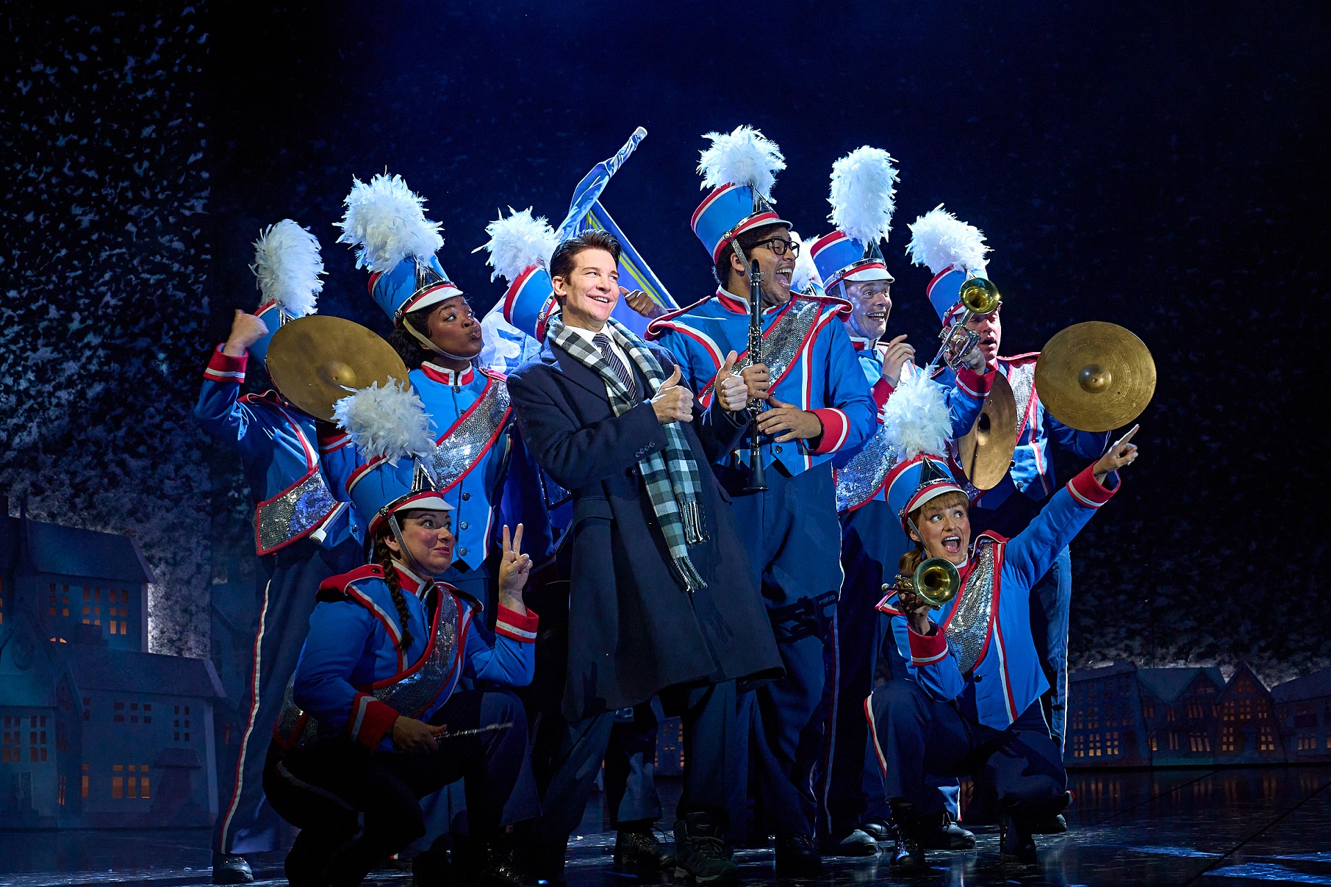 The Company in Groundhog Day at The Old Vic - Photo: Manuel Harlan