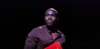 Othello – review Martins Imhangbe (Othello) in Othello, Photo by Mark Douet