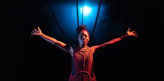 The Night Woman by Julene Robinson – review image credit: Julene Robinson inThe Night Woman. The Pit, Barbican, 2023. Image credit Chadley Larnelle.