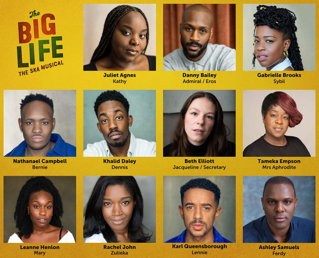 The Big Life Principal Cast Headshots Stratford East