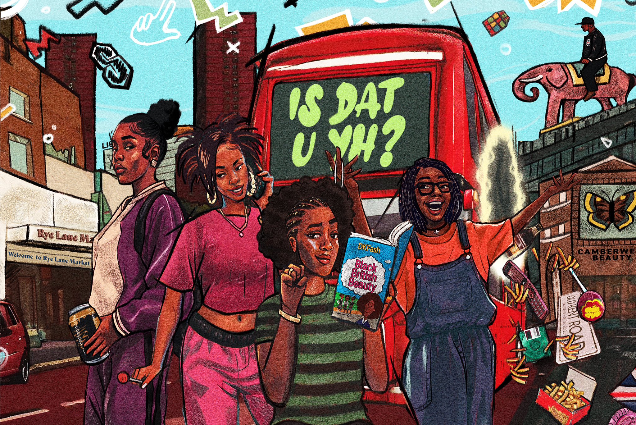 Is Dat U Yh? Access £15 tickets Illustration by Ali ' @Komikamo_ ' Kamara