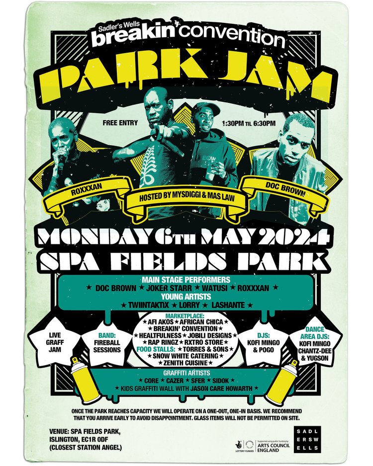 Breakin' Convention's Park Jam, Spa Fields