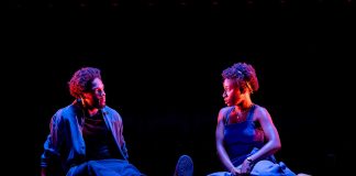 Shifters by Benedict Lombe – review Tosin Cole (Dre) Heather Agyepong (Des) (c) Marc Brenner