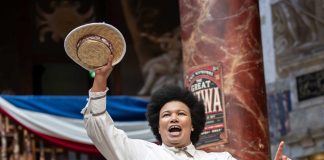 Anne Odeke – interview Anne Odeke as Joanna in Princess Essex at Shakespeare's Globe (c. Johan Persson)