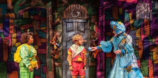 Pinocchio – review Nicole Louise Lewis, Dylan Collymore and Michael Bertenshaw in Pinocchio at Stratford East (c) Craig Fuller