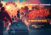 GREASE: THE IMMERSIVE MOVIE MUSICAL 1 AUG – 7 SEPT 2025 Secret Cinema - Grease_The Immersive Movie Musical, Battersea Park