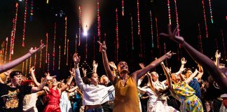 The Black Saint and the Sinner Lady – review The Black Saint and The Sinner Lady at the Barbican Theatre by Clod Ensemble & Nu Civilisation Orchestra. Featured dancer Radha Singh. Credit Jesse Olu Ogunbanjo