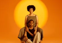 Golda Rosheuvel and Letitia Wright in a new image for Not Your Superwoman at Bush Theatre as the run is extended until 1 Nov 2025 Not Your Superwoman, Bush Theatre Image (c) Courtney Phillp