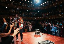 Every Brilliant Thing – review Every Brilliant Thing Lenny Henry @sohoplace - credit Helen Murray