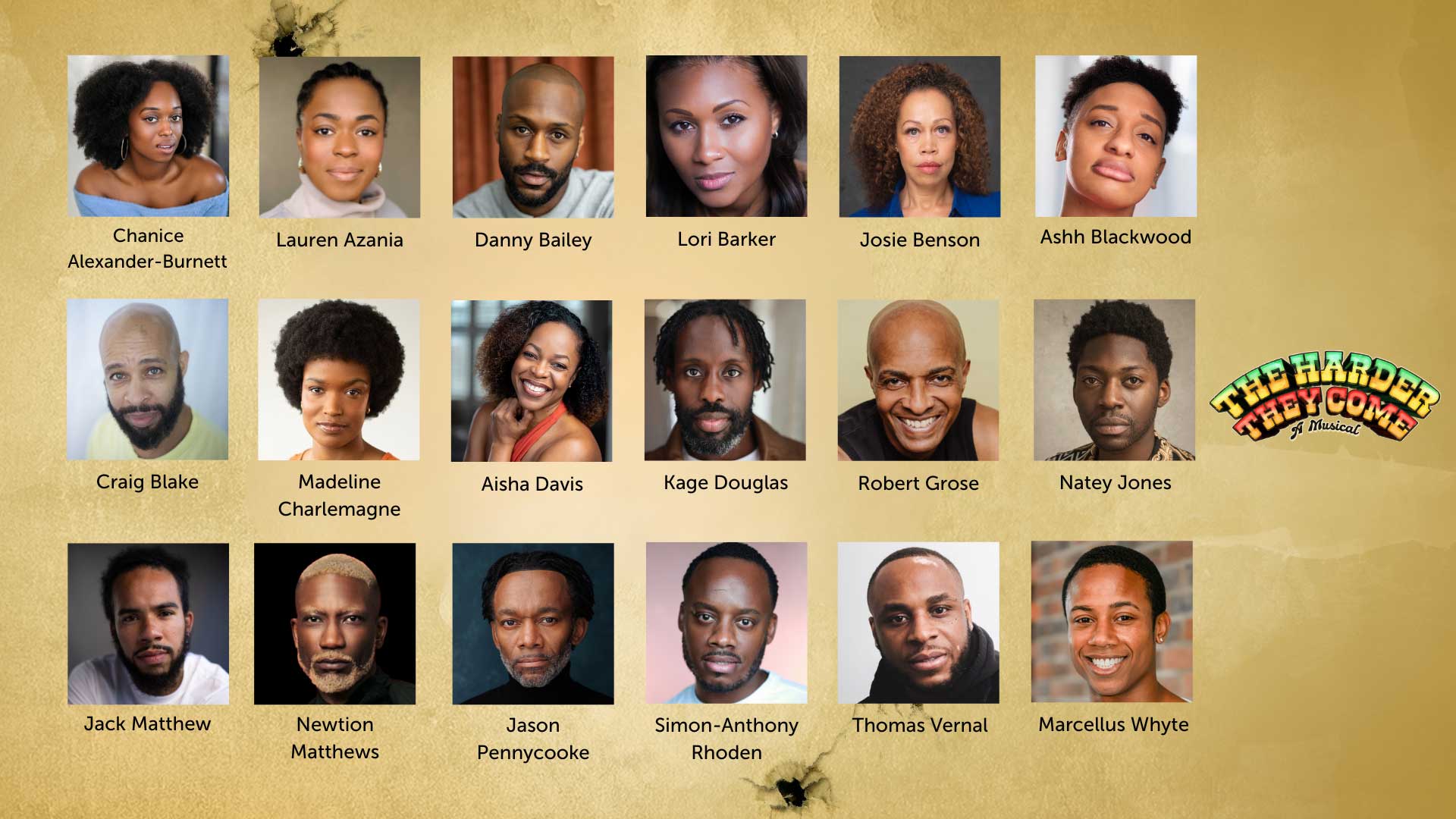 Meet the cast of The Harder They Come, Stratford East
