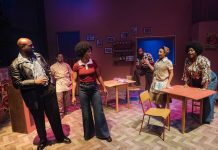 Black Power Desk – review Group cast: Black Power Desk, Brixton House - Photo: Helen Murray