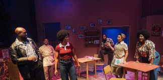 Black Power Desk – review Group cast: Black Power Desk, Brixton House - Photo: Helen Murray
