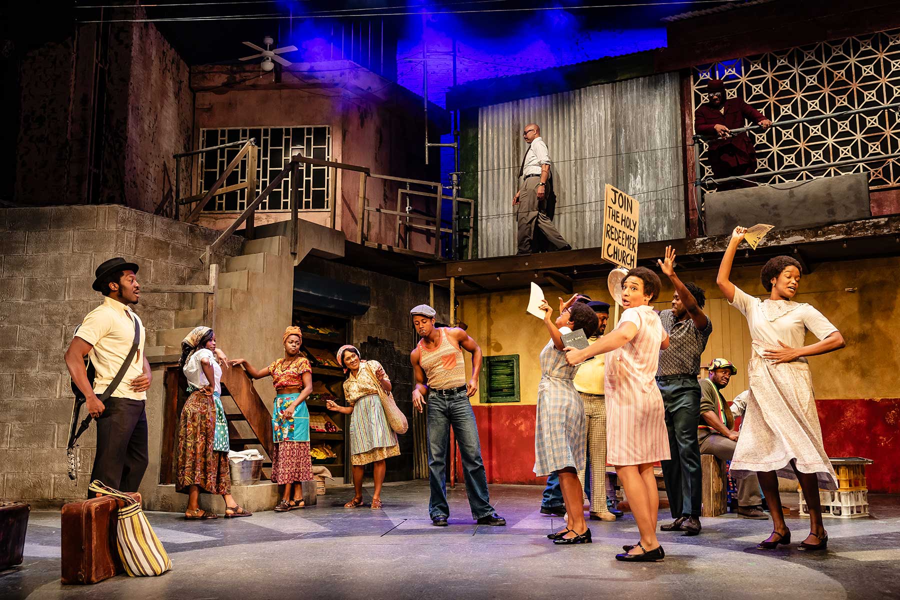 The Harder They Come – review 1 Cast of The Harder They Come at Stratford East (c) Danny Kaan