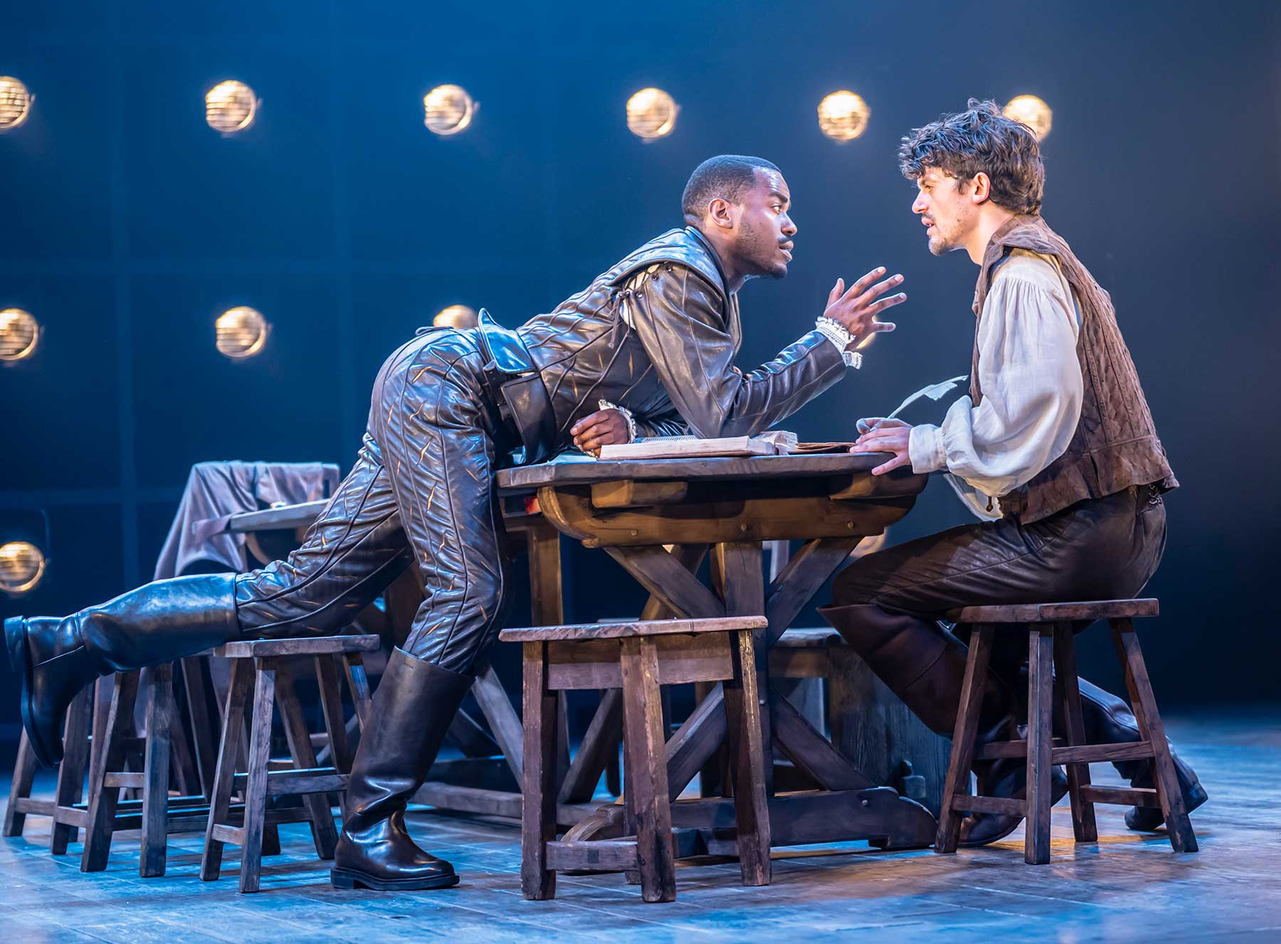 Born With Teeth – review 1 Ncuti Gatwa and Edward Bleumel - Born With Teeth - photo by Johan Persson