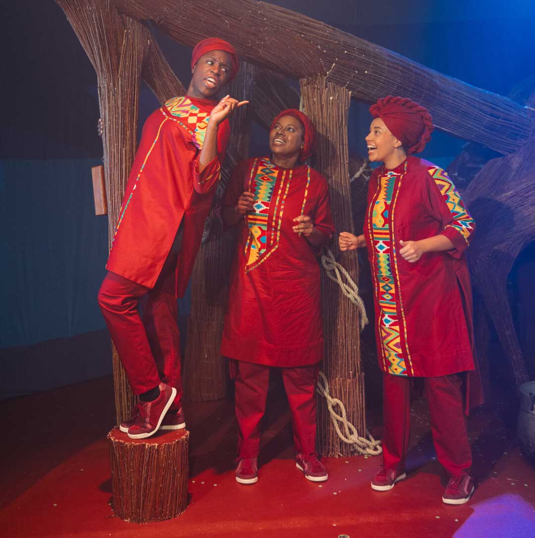 DISCOUNTED TICKETS TO SEE ANANSI THE SPIDER AT UNICORN THEATRE <br /> BY JUSTIN AUDIBERT 1 Anansi the Spider, Unicorn production - Helen Murra