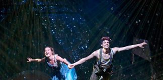 Royal Shakespeare Company: Wendy & Peter Pan – review Hannah Saxby and Daniel Krikler and Wendy Peter Pan - Barbican 2025 - Manuel Harlan