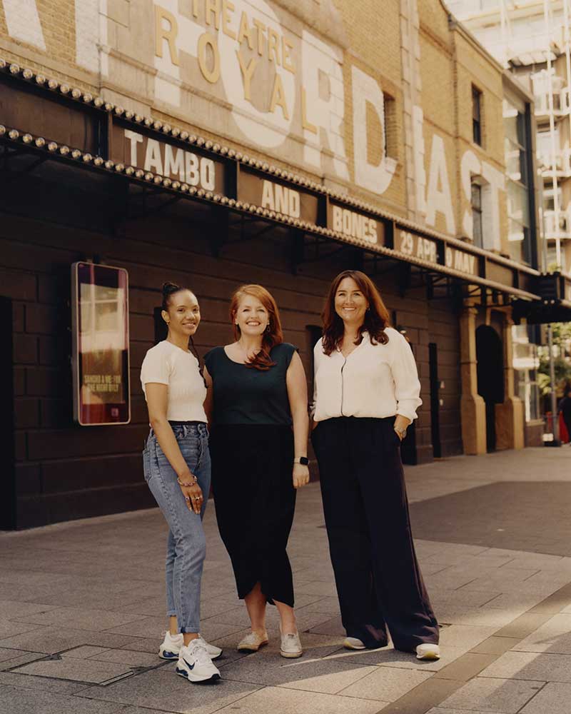 Jade Lewis, Lisa Spirling & Hanna Streeter. Credit SANDRA MICKIEWICZ