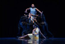 Ballet Black’s Shadows – review Ballet Black Company_ (Centre) Isabela Coracy & Helga Paris-Morales. Photography by ASH