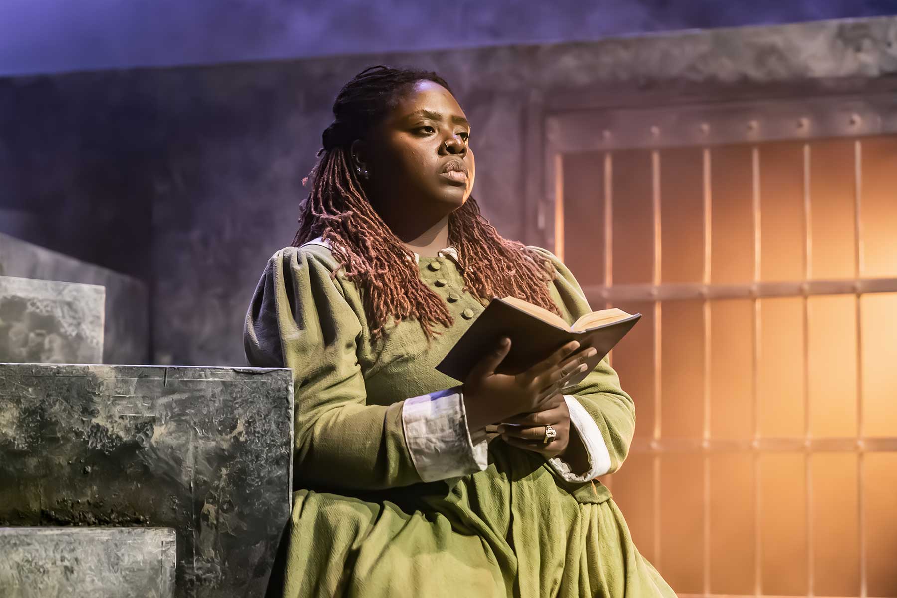 Shiloh Coke – interview 3 Shiloh Coke (Frances) in Coven at Kiln Theatre © Marc Brenner