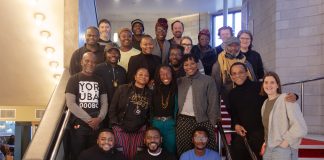 First Look at Utopia Theatre’s Crown of Blood at Sheffield Theatres The Crown of Blood Cast in rehearsals. Credit Diva Creative