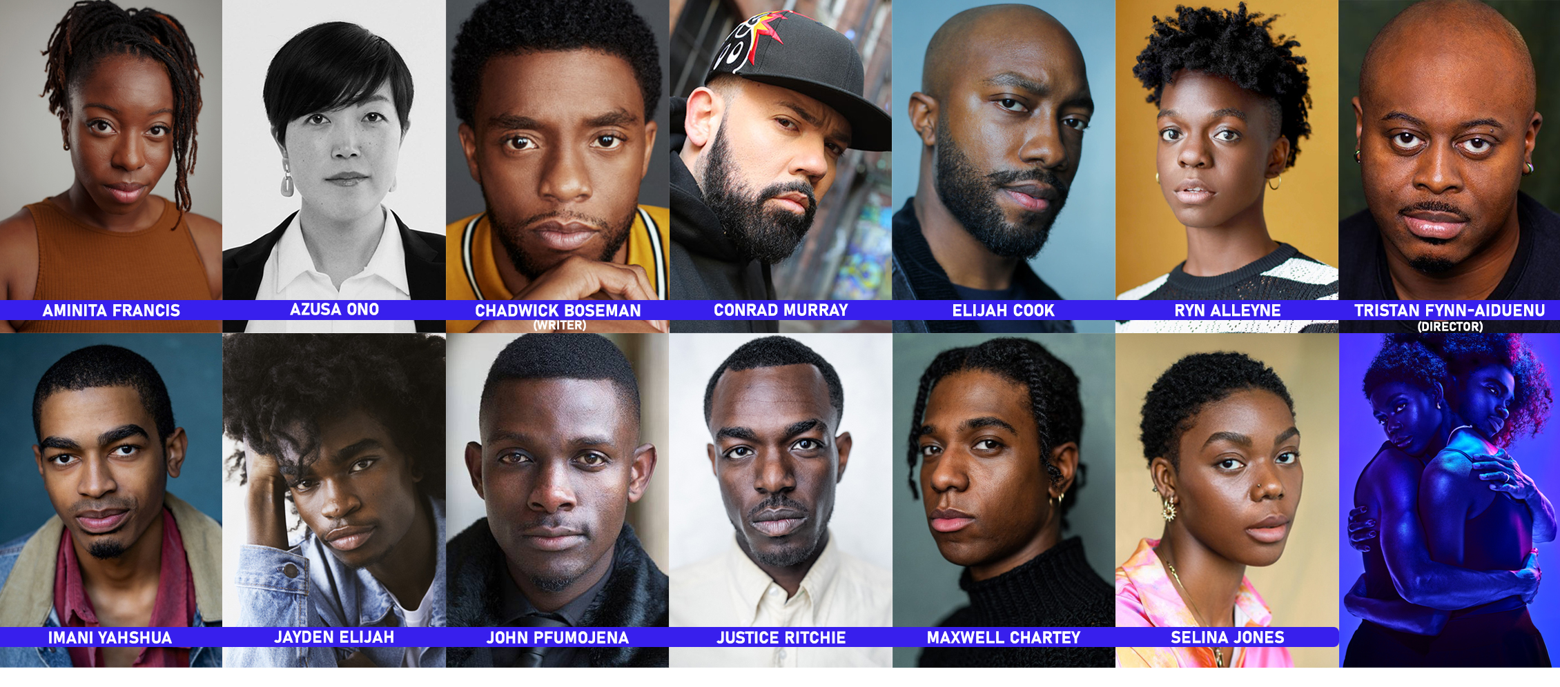 Cast announced for Deep Azure at Shakespeare's Globe 1 Cast announced for Deep Azure at Shakespeare's Globe - Headshots