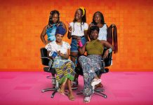 CAST ANNOUNCED FOR THE UK PREMIERE OF THE HIT TONY AWARD-WINNING BROADWAY PLAY JAJA’S AFRICAN HAIR BRAIDING AT LYRIC HAMMERSMITH THEATRE Jaja’s African Hair Braiding - Cast announcment image by Chantel King, design by Bob King.