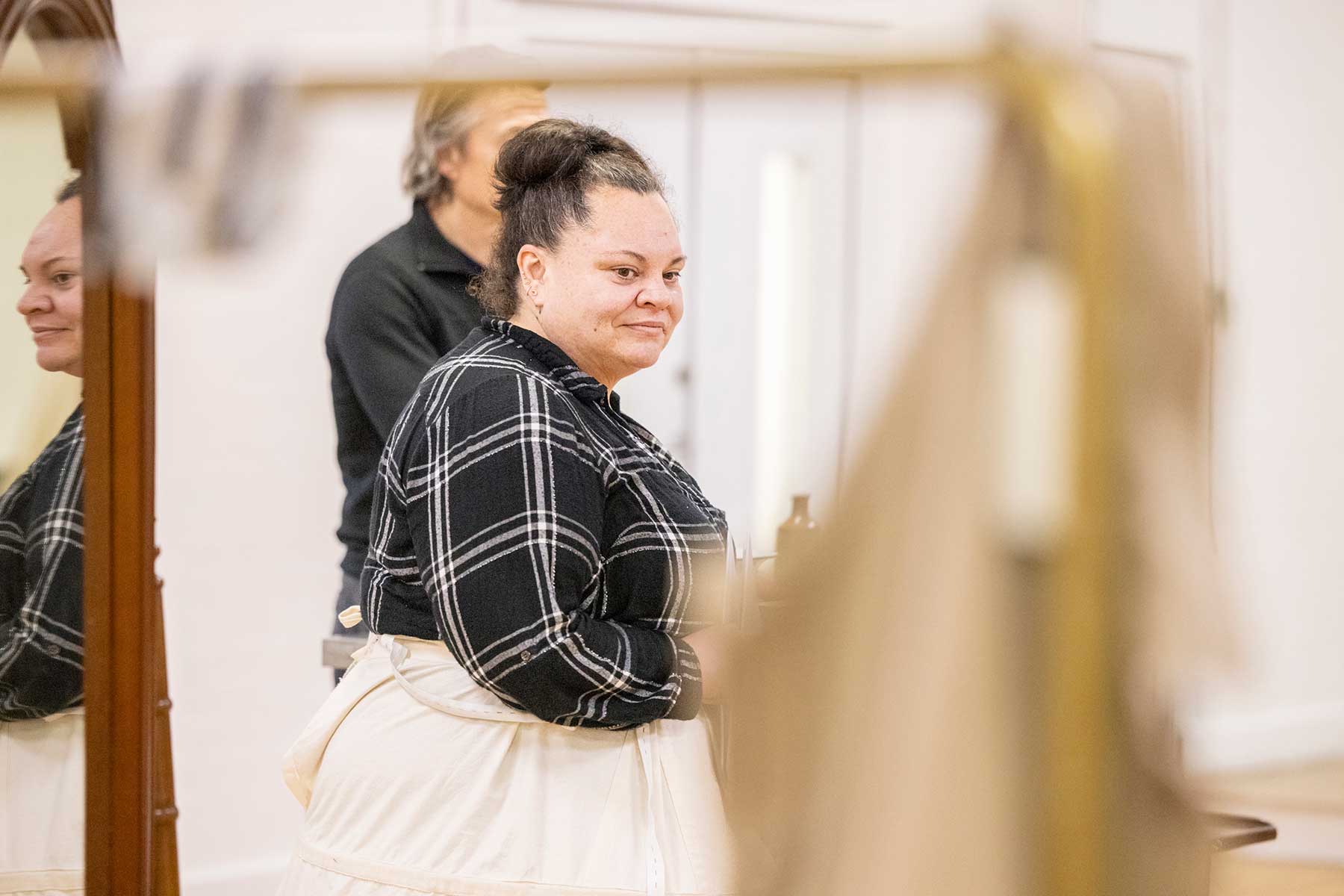 KEALA SETTLE AND HAL FOWLER STAR IN A NEW RE-IMAGINING OF MRS. PRESIDENT 4 Mrs President Rehearsals 2026 Pamela Raith Photography (Keala Settle)