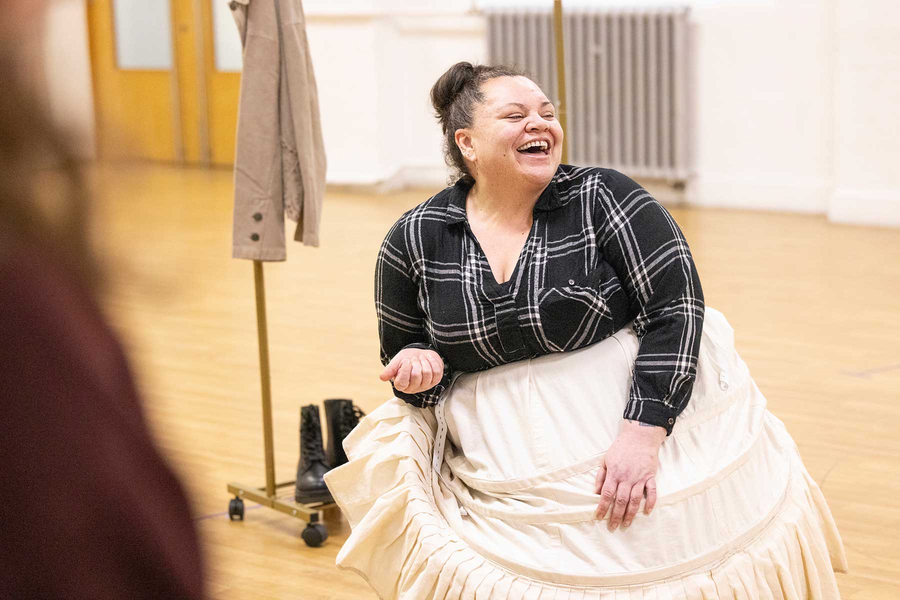 KEALA SETTLE AND HAL FOWLER STAR IN A NEW RE-IMAGINING OF MRS. PRESIDENT 2 Mrs President Rehearsals 2026 Pamela Raith Photography (Keala Settle)