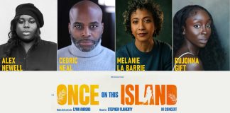 Once On This Island in Concert Theatre Royal Drury Lane Sun 8 Feb 2026 Once On This Island, Theatre Royal Drury Lane