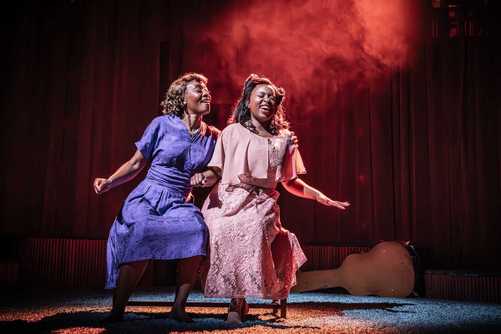 (l-r) Beverley Knight and Ntombizodwa Ndlovu in the original production of Marie and Rosetta (c) Marc Brenner