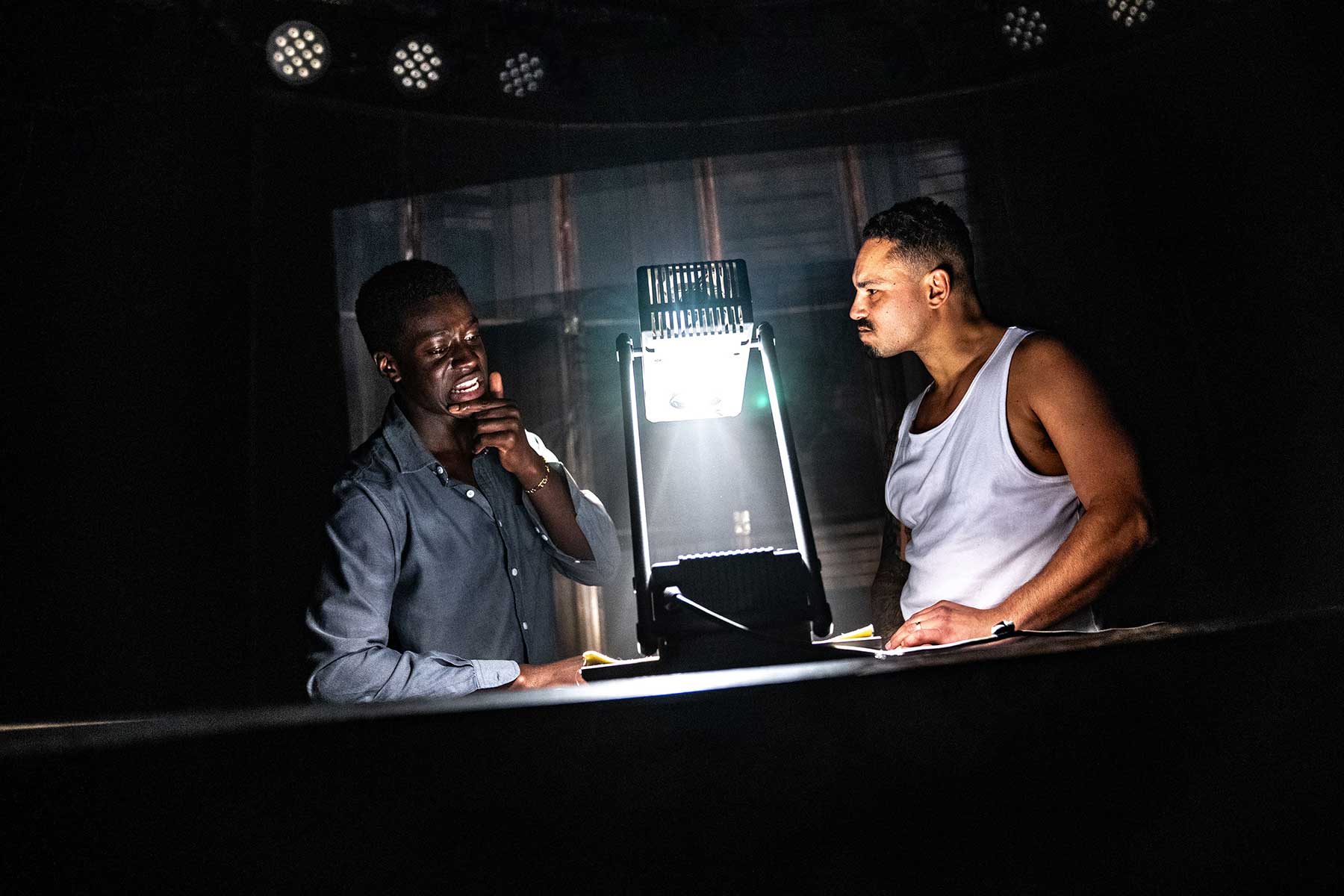 Miles – review 1 MILES - Benjamin Akintuyosi & Jay Phelps Credit Colin J Smith