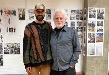 Bill Mayblin, husband of acclaimed novelist Andrea Levy, spends a day in rehearsals with the cast of an exhilarating new production of Small Island Small Island Director Matthew Xia and Bill Mayblin (Andrea Levy's husband)