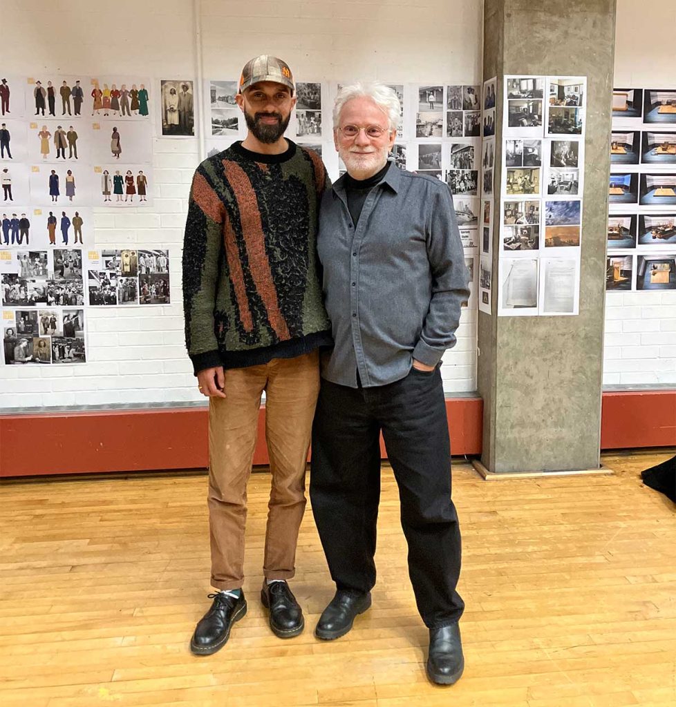 Small Island Director Matthew Xia and Bill Mayblin (Andrea Levy's husband)