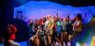 The Unlikely Pilgrimage of Harold Fry – review TUPOHF WESTEND Mark Addy (Harold Fry) and Company Tristram Kenton