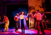 I’m Every Woman – The Chaka Khan Musical 22 Jul – 27 Sep 2026 Alexandra Burke as Chaka Khan & cast in I'M EVERY WOMAN, credit Danny Kaan