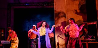 I’m Every Woman – The Chaka Khan Musical 22 Jul – 27 Sep 2026 Alexandra Burke as Chaka Khan & cast in I'M EVERY WOMAN, credit Danny Kaan