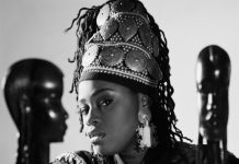 The Music is Black: A British Story – press preview Lawrence Watson, Caron Wheeler, 1989 © Photo by Lawrence Watson