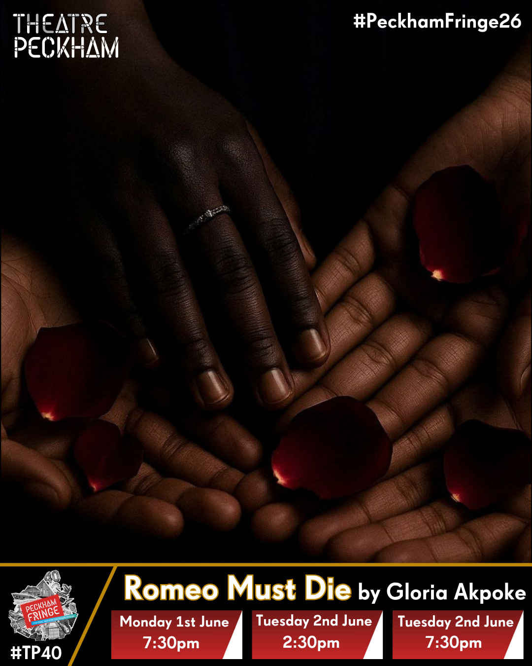 Romeo Must Die, Theatre Peckham