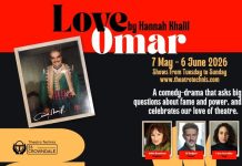 Love Omar by Hannah Khalil 7 May – 6 Jun 2026 Love Omar- By Hannah Khalil at Theatro Technis