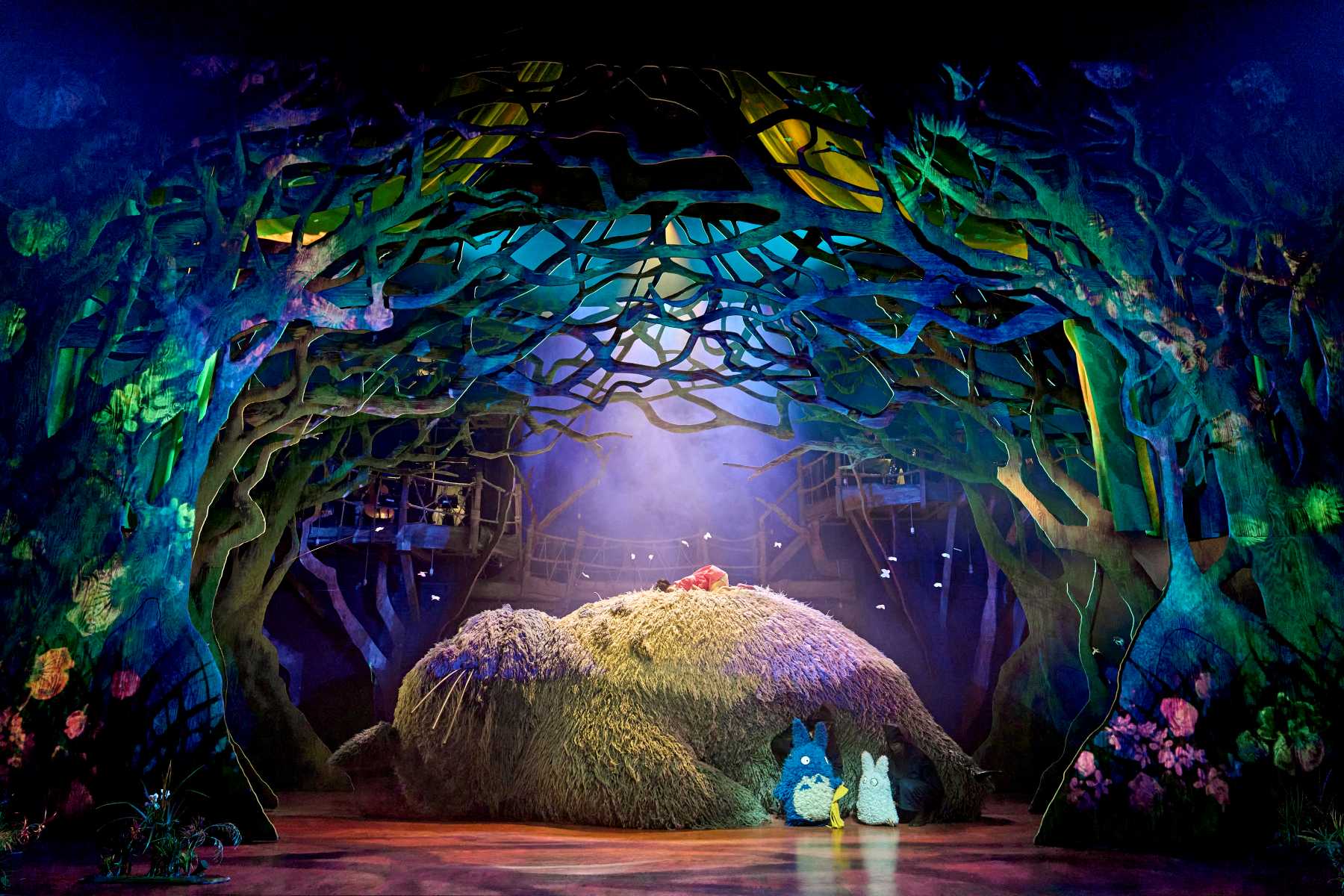 Puppets in My Neighbour Totoro at the Gillian Lynne Theatre (credit Manuel Harlan)
