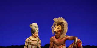 Disney’s The Lion King – review Asha Parker-Wallace and Posi Morakinyo Disney's The Lion King - credit Matt Crockett