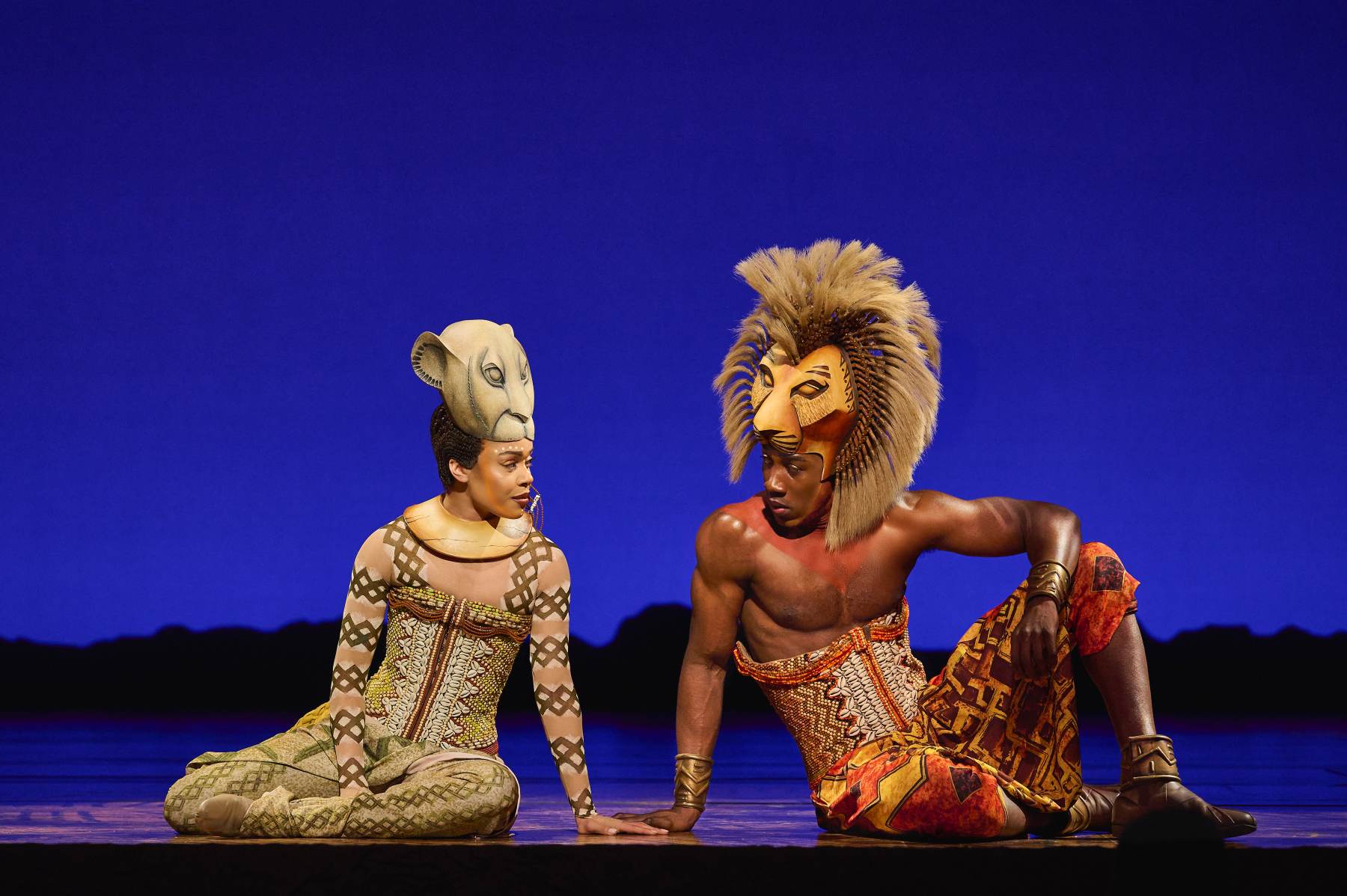 Asha Parker-Wallace and Posi Morakinyo Disney's The Lion King - credit Matt Crockett