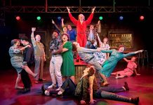 Pride – review The Cast of Pride at the National Theatre. Photographer Manuel Harlan