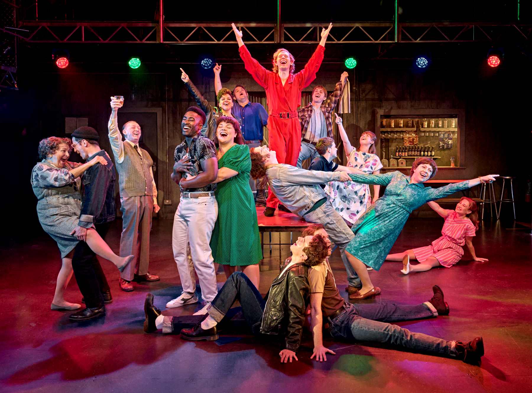 The Cast of Pride at the National Theatre. Photographer Manuel Harlan