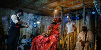 The Swamp Dwellers – review By Wole Soyinka Utopia Theatre's The Swamp Dwellers by Wole Soyinka (c) Anthony Robling