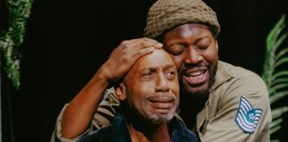 Pressure – review l-r Tony Marshall Natey Jones in Pressure by Danny Bailey Brixton House Housemates Festival Credit Maxim Adejumo